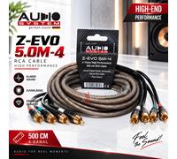 AUDIO SYSTEM Z-EVO 5.OM-4 Cavo RCA / Cavo RCA HIGH PERFORMANCE 5 metri 4 velo...