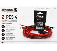 AUDIO SYSTEM Z-PCS 4 HIGH-QUALITY Set di cavi OFC 4mm² Kit di collegamento Am...