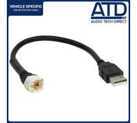 Audio Tech Direct Cavo Media USB Per BMW 1 Serie E81 E82 E87 E88 X1 E84 Nero