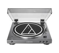 Audio-Technica at-LPGO-BT Giradischi wireless completamente automatico con trasmissione a cinghia (Gun-Metal/Nero)