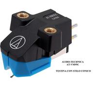 AUDIO-TECHNICA AT VM95C Testina CONICA x Hi-Fi per Giradischi con STILO PUNTINA