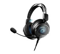 Audio-Technica ATH-GDL3BK - Cuffie da gioco leggere e aperte con microfono a braccio (nero)