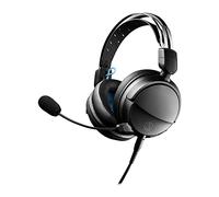 Audio-Technica ATH-GL3BK Cuffie da gioco leggere con retro chiuso con microfono ad asta (nero)