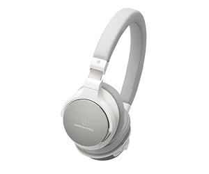 Audio Technica ATH-SR5BTWH Sound Reality Bluetooth Headphones On EarHigh Resolution White