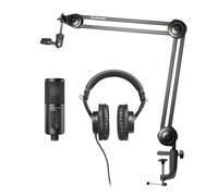 AUDIO-TECHNICA CREATOR PACK MICROFONO STUDIO ATR2500X-USB CUFFIA ATH-M20X BUNDLE