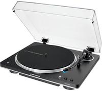 Audio-Technica AT-LP70XBT Giradischi wireless completamente automatico con trasmissione a cinghia( Nero/Argento)