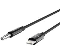 Cavo audio Belkin da 3,5 mm con connettore Lightning nero
