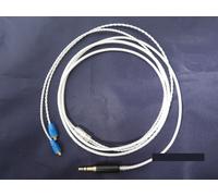 AUDIO123 Argento Placcato + Ofc Hi-Fi Cavo Per Shure SE215 SE315 SE425 SE535