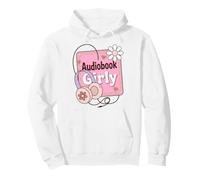 Audiobook Girly Book Lover Felpa con Cappuccio