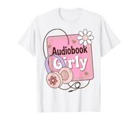 Audiobook Girly Book Lover Maglietta
