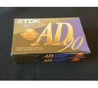 AUDIOCASSETTA cassetta audio PACK 2 TDK AD 90 NUOVE SIGILLATE