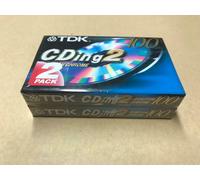 AUDIOCASSETTA cassetta audio PACK 2 TDK Cding2 Cding 2 100 NUOVE SIGILLATE