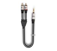 Audiodesign cavo audio adattatore X-Pro 1,5m convertitore da 1 Jack 3.5mm maschio a 2 RCA maschio