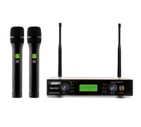 AudioDesign Set centralina e 2 microfoni a gelato UHF,kit radiomicrofono palmare
