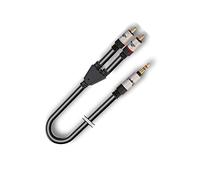 AudioDesign Pro Cavo adattatore professionale da Jack 3,5 M Stereo a 2 uscite RCA M, 3 m X-Pro Line VX200-3