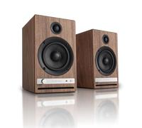 Audioengine HD4 Altoparlante senza fili Bluetooth | Diffusori da scaffale | Diffusori stereo amplificati da 120 W | DAC a 24 bit | Impiallacciatura in vero legno Impiallacciatura in vero legno