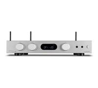 Audiolab 6000A Play argento - Amplificatore hi-fi stereo integrato a transistor, Amazon Music, Tidal, Deezer, Napster, Qobuz, A + B