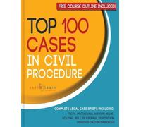 Audiolearn Legal Content Team Top 100 Cases in Civil Procedure (Tascabile)
