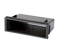 Audioproject A133 - Mascherina autoradio universale con vano portaoggetti 1 DIN 2 DIN compatibile con VW Golf 4 Polo 9N Lupo Passat T4 T5 Lupo ISO