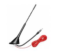 Audioproject A285 - Antenna-per-autoradio 24cm + amplificatore 20dB 16V fm compatibile per: Toyota Aygo Opel Corsa Fiat Panda Suzuki Peugeot Cooper adapter universe antenna auto corta accessori