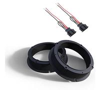 Audioproject A417 - Set di anelli per altoparlanti + adattatore cavo compatibile con VW Golf 4 5 Passat 3B BG Polo 9N Beetle Audi A2 Seat Leon Toledo Skoda Fabia 165 mm adattatore altoparlante coppia