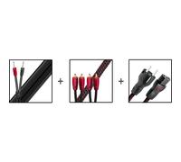 Audioquest Pack Rocket 11 + Golden Gate + cavo NRG X3 - Cavo per altoparlante o diffusore, assemblato, 2,62 mm², Banane