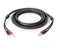 Audioquest Q2 (2 x 3m) connettori a banana SureGrip 100 - Cavo per altoparlante o diffusore, assemblato, 1,65 mm², Banane