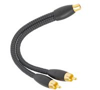 AudioQuest Splitter Y - un cavo RCA femmina a due RCA maschio (15,24 cm)