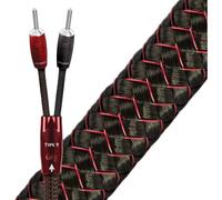 Audioquest Type 9 (2 x 2m) connettori a banana SureGrip - Cavo per altoparlante o diffusore, assemblato, Banane