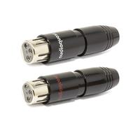 AUDIOQUEST XLR #80 - Coppia di Connettori XLR Femmina con Conduttori Argentati