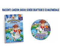 Audioracconto per bambini Libro + CD con canzoni e traccia multimediale Dodo Giramondo Alla Scoperta Dell'Italia, canzoni, giochi e schede didattiche