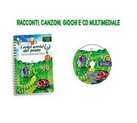 Audioracconto per bambini Libro + CD con canzoni e traccia multimediale I Miei Amici Nel Prato Racconto, canzoni, giochi
