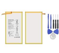 Audiosystem BATTERIA per HUAWEI MEDIAPAD M1 M2 M3 LITE 8.0 S8 701W 701U 4650MAH HB3080G1EBC, INCLUSO KIT MONTAGGIO Pila Sostituzione