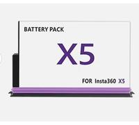 Audiosystem Batteria per Videocamera INSTA360 X5 JH-X5 Con Capacità Originale 2800MaH Ricambio Sostituzione