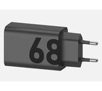 Audiosystem Carica Batterie Rapido Originale Motorola 68W per Moto Edge 20 / Edge 30 / Edge 40/50 Neo Pro Fusion Ultra Lite Con Cavo 100cm USB Type C Turbo Power MC-682 Caricatore Blister Nero