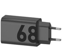 Audiosystem Carica Batterie Rapido Originale per Motorola 68W Moto Edge 60 / Edge 60 Neo Pro Fusion Ultra Lite Con ingresso USB Type C Turbo Power Sostituisce MC-682 Caricatore Nero