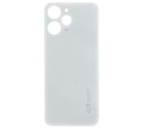 Audiosystem Scocca Vetro Copri Batteria Cover Back Posteriore per XIAOMI REDMI 12 4G Compatibile con 23053RN02A Ricambio Pari Originale Sostituzione Polar Silver Bianco Argento