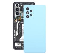Audiosystem Scocca Vetro Copri Batteria Posteriore per Samsung Galaxy A52 4G SM-A525 A525B A52 5G SM-A526 A526F A526B, Ricambio Pari Originale con Biadesivo e Vetro Fotocamera compreso, Blu Azzurro