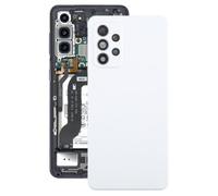 Audiosystem Scocca Vetro Copri Batteria Posteriore per Samsung Galaxy A52s SM-A528 A528B 5G A528F, Ricambio Pari Originale con Biadesivo e Vetro Fotocamera compreso, Bianco White