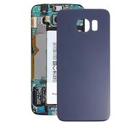 Audiosystem Scocca Vetro Copri Batteria Posteriore per Samsung Galaxy S6 SM-G920 G920F, Ricambio Sostituzione Back con Biadesivo compreso, Blu Scuro Dark Blue
