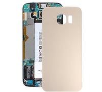 Audiosystem Scocca Vetro Copri Batteria Posteriore per Samsung Galaxy S6 SM-G920 G920F, Ricambio Sostituzione Back con Biadesivo compreso, Oro Gold