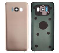 Audiosystem Scocca Vetro Copri Batteria Posteriore per Samsung Galaxy S8+ Plus SM-G955 G955F, Ricambio Sostituzione Back con Biadesivo e Vetrino Fotocamera compreso Pari Originale, Oro Gold