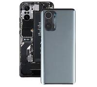 Audiosystem Scocca Vetro Copribatteria Posteriore per XIAOMI Mi 11i 5G M2012K11G, Ricambio con Vetrino Fotocamera Cosmic Black Pari Originale Nero