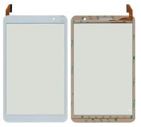 Audiosystem TOUCH SCREEN VETRO per Tablet CLEMENTONI Primo Clempad 9 Plus V48674 V48677 Bianco 8" + Biadesivo Ricambio Touchscreen Digitizer (Display Non Incluso)