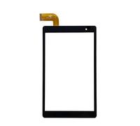 Audiosystem TOUCH SCREEN VETRO per Tablet MAJESTIC TAB 814 4G 8" Nero + Biadesivo Ricambio Digitizer (Display Non Incluso)