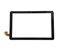 Audiosystem TOUCH SCREEN VETRO per Tablet MEDIACOM SMARTPAD IYO 10 M-SP1DY M-SP1DY4G 10.1" Nero + Biadesivo Ricambio Digitizer (Display Non Incluso)