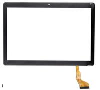 Audiosystem Touch screen Vetro per Tablet YESTEL X7 10.1" + Biadesivo Ricambio Digitizer Nero (Display Non Incluso)