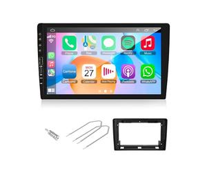 AudioTune Kit Autoradio Android 14, DSP 4-32gb, Tasti fisici, USB Frontali Carplay Adroid Auto + Mascherina adattatori 9" Pollici Compatibile con: Fiat Ducato/Peugeot Boxer/Citroen Jumper 2006-2011