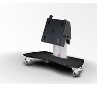 Audipack Supporto da pavimento per schermi piatti, su ruote, sgancio rapido, max. 55"