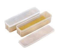 AUDIRS 2 contenitori per spaghetti e pasta, contenitori per alimenti, contenitori per spaghetti da cucina con coperchio, in plastica, resistenti e impilabili, barattoli ermetici per spaghetti per